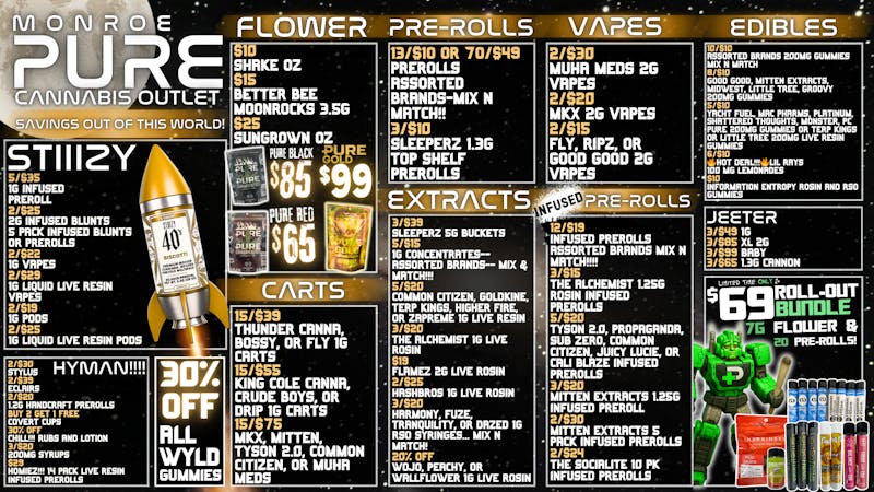 Pure Cannabis Outlet 30% OFF ALL WYLD GUMMIES!!! 🪐 HYMAN SALE!!