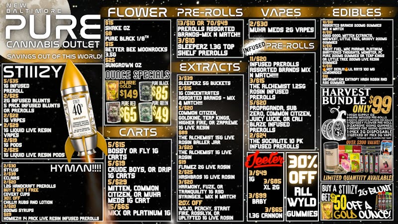 PURE New Baltimore HYMAN SALE 🌕WYLD GUMMIES SALE