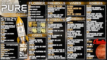 Pure Cannabis Outlet - New Buffalo HYMAN SALE!!!! 🪐 STIIIZY SALE!!!!!