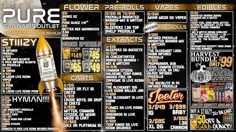 PURE New Baltimore 11/$20 INFUSED PREROLLS 🚀10/$25 SELECT CONCENTRAT