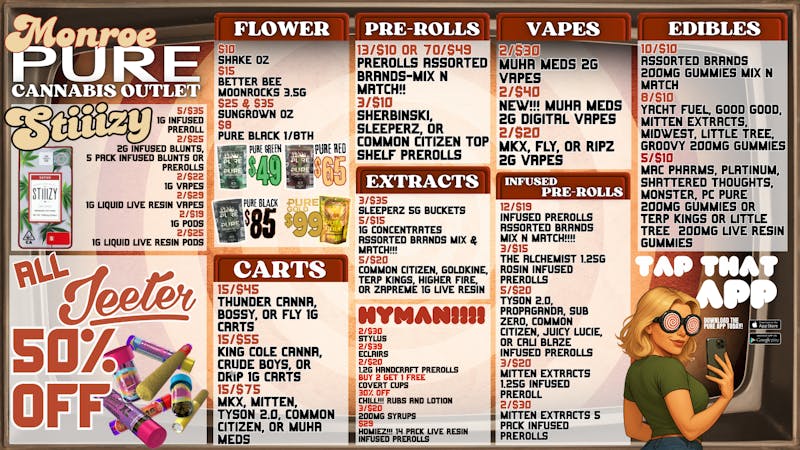 Pure Cannabis Outlet 📺 50% OFF JEETER 📺