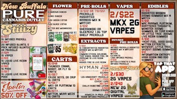Pure Cannabis Outlet - New Buffalo NEW MUHA MEDS DIGITAL 2G VAPES 2/$40!