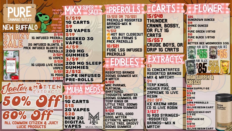 PURE St.Clair - Delivery STIIIZY SALE 🦃HIGH SUPPLY SALE