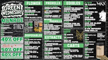 Pure Cannabis Outlet ITS GREEN WEDNESDAY MY DUDES