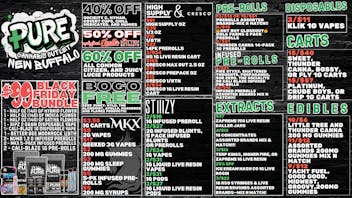 Pure Cannabis Outlet - New Buffalo BLACK FRIDAY SAVINGS ALL WEEKEND LONG
