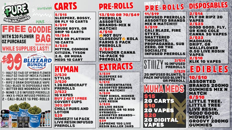 PURE New Baltimore BLIZZARD BUNDLE | HYMAN SALE