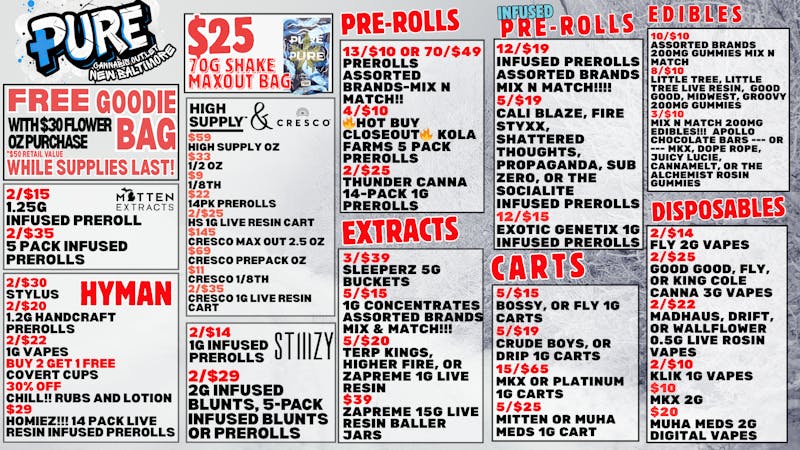 PURE New Baltimore ❄️MITTEN EXTRACTS SALE❄️