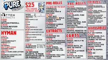 PURE New Baltimore ❄️MITTEN EXTRACTS SALE❄️ $25 SHAKE MAX OUT BAG 70G