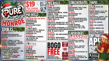 Pure Cannabis Outlet 🎄 BOGO SWISHER BLUNTS 🎄 15/$35 CARTS 🎄