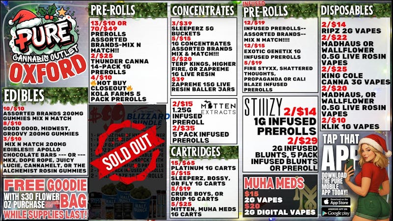 Pure Cannabis Outlet Delivery SAVE ON THE 🎄 THIS HOLIDAY