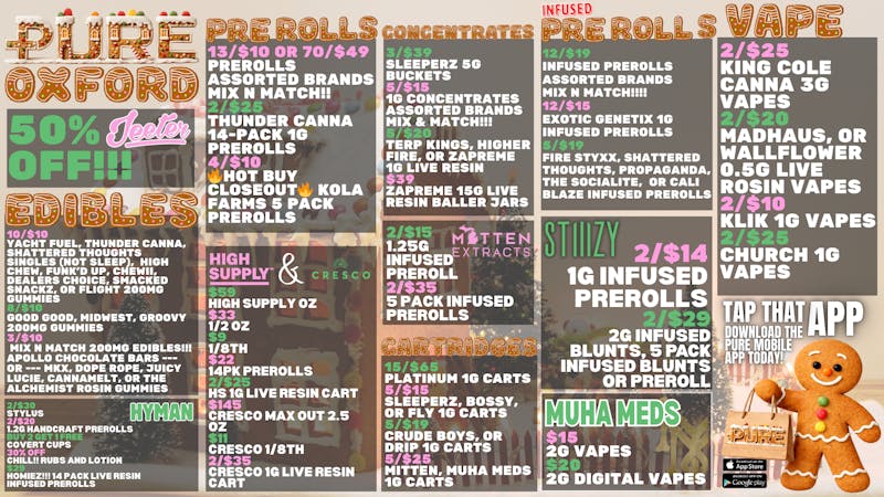 Pure Cannabis Outlet ❄️50% OFF JEETER❄️