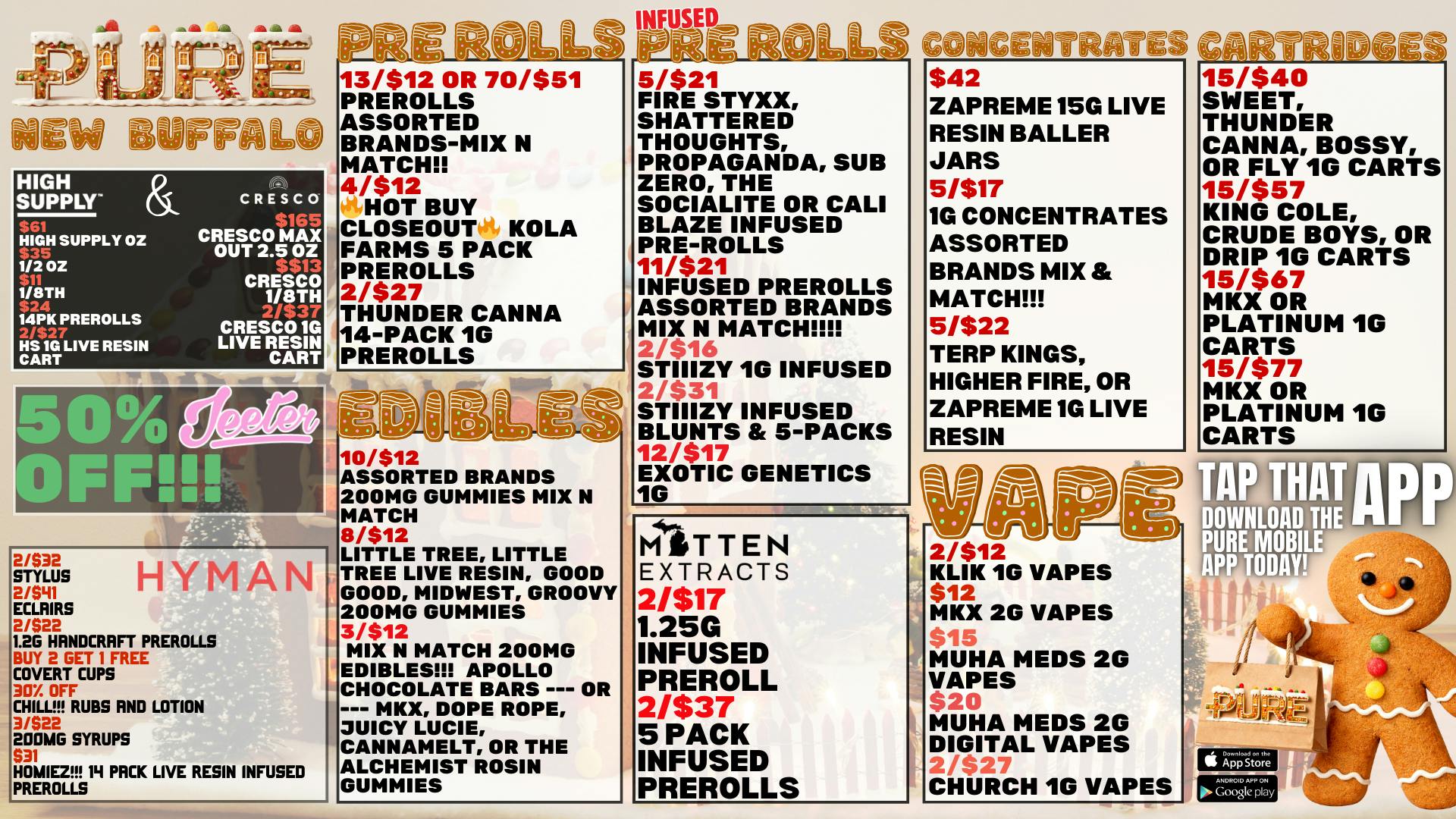 Pure Cannabis Outlet - New Buffalo ❄️ HYMAN SALE❄️