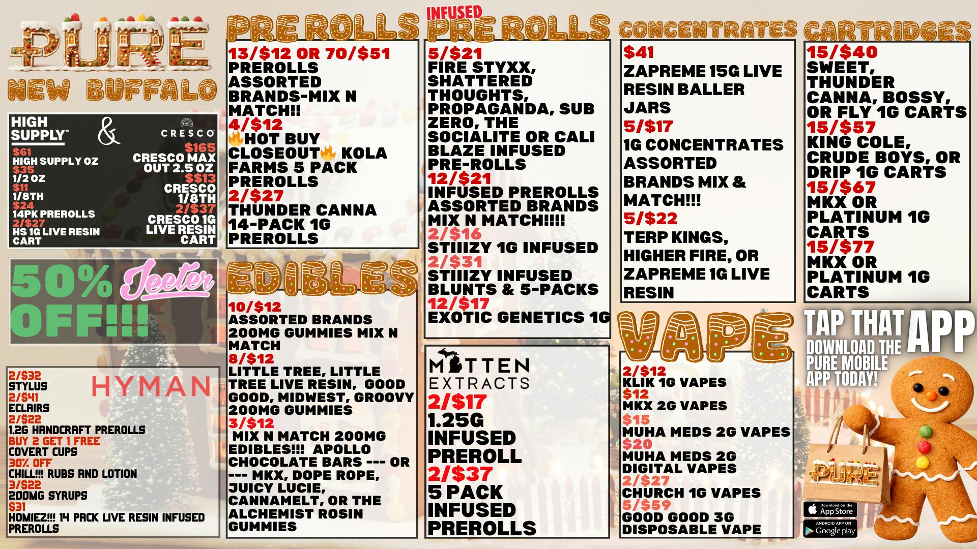 Pure Cannabis Outlet - New Buffalo ❄️ HYMAN SALE❄️