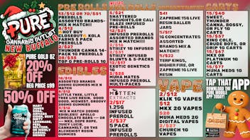 Pure Cannabis Outlet - New Buffalo HOLIDAY DEALS ALL WEEKEND LONG ❄️ 50% OFF JEETER❄️