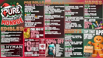 Pure Cannabis Outlet ❄️HOLIDAY SAVINGS ALL WEEKEND ❄️ 50% OFF JEETER