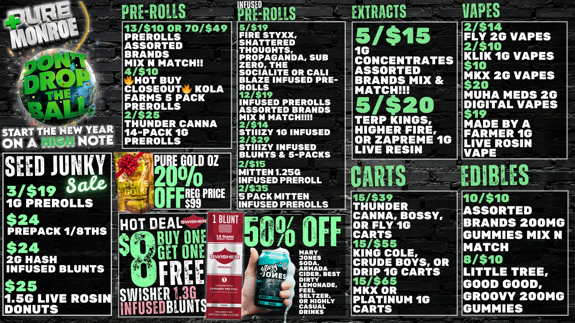 Pure Cannabis Outlet 🎉 50% OFF SELECT INFUSED DRINKS 🎉