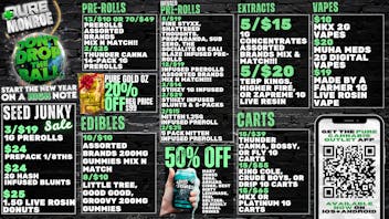 Pure Cannabis Outlet START 2026 ON A HIGH NOTE 🎉 SEED JUNKY SALE