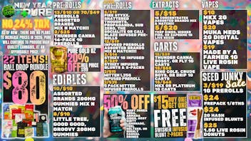 Pure Cannabis Outlet NO 24% TAX 🎉 NEW YEAR, SAME PURE