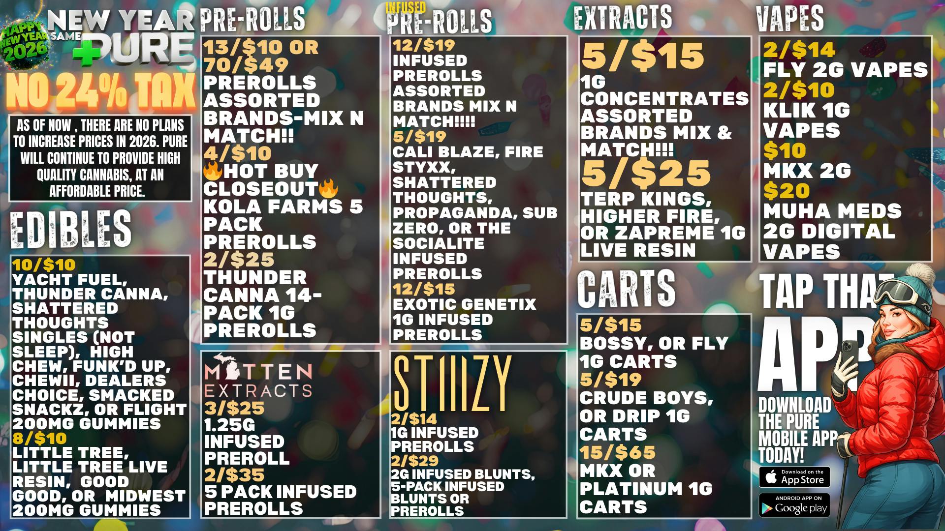 PURE New Baltimore 🎉NO NEW 24% TAX AT PURE 🎉 MITTEN INFUSED SALE 🎉