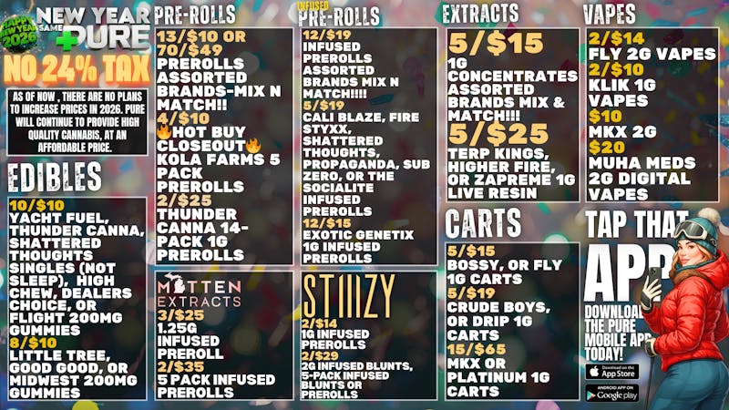 PURE New Baltimore 🎉NO NEW 24% TAX AT PURE 🎉 MITTEN INFUSED SALE 🎉