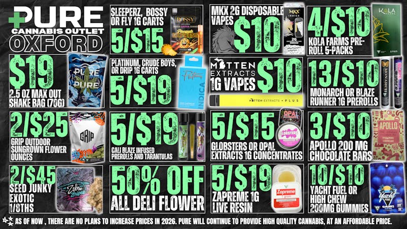 Pure Cannabis Outlet 🎉 50% OFF ALL DELI FLOWER 🎉