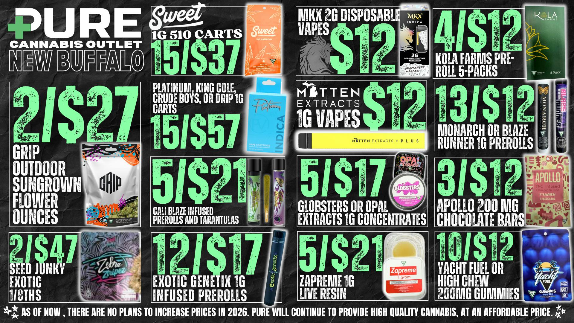 Pure Cannabis Outlet - New Buffalo 🎉 $21 MAX OUT SHAKE BAG (70G) 🎉