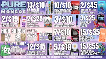 Pure Cannabis Outlet ❄️NO 24% TAX INCREASE ❄️