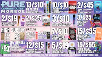 Pure Cannabis Outlet ❄️NO 24% TAX INCREASE ❄️