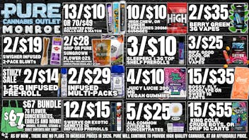 Pure Cannabis Outlet 🌨️❄️ NO 24% TAX INCREASE ❄️🌨️