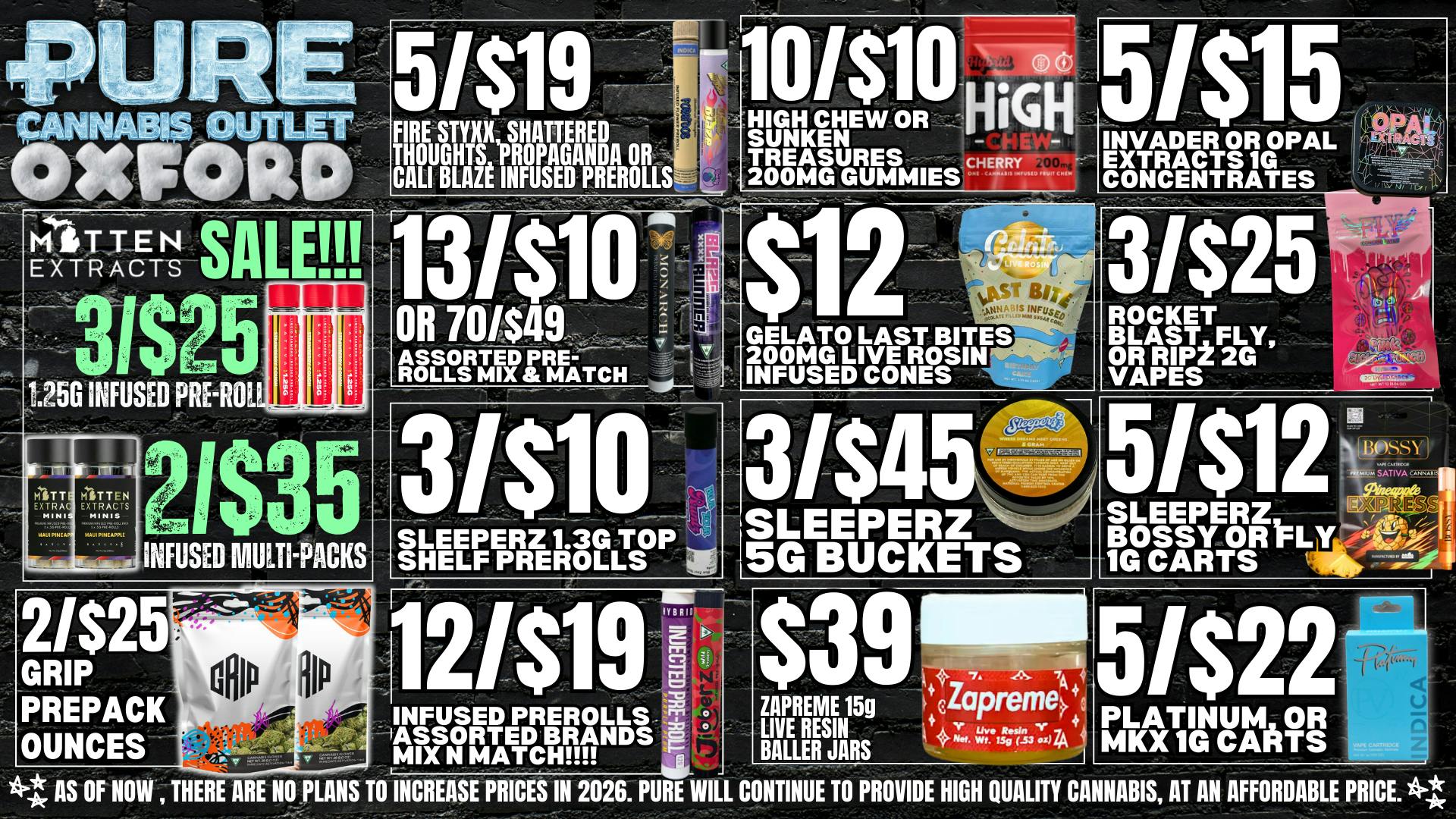 Pure Cannabis Outlet ⭐ NO 24% TAX INCREASE⭐