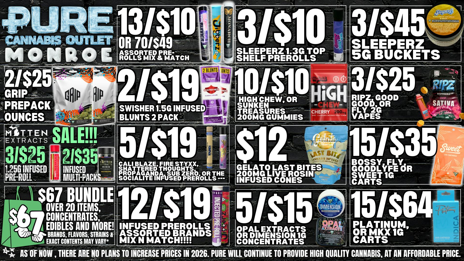 Pure Cannabis Outlet ⭐NO ADDITIONAL 24% TAX!⭐