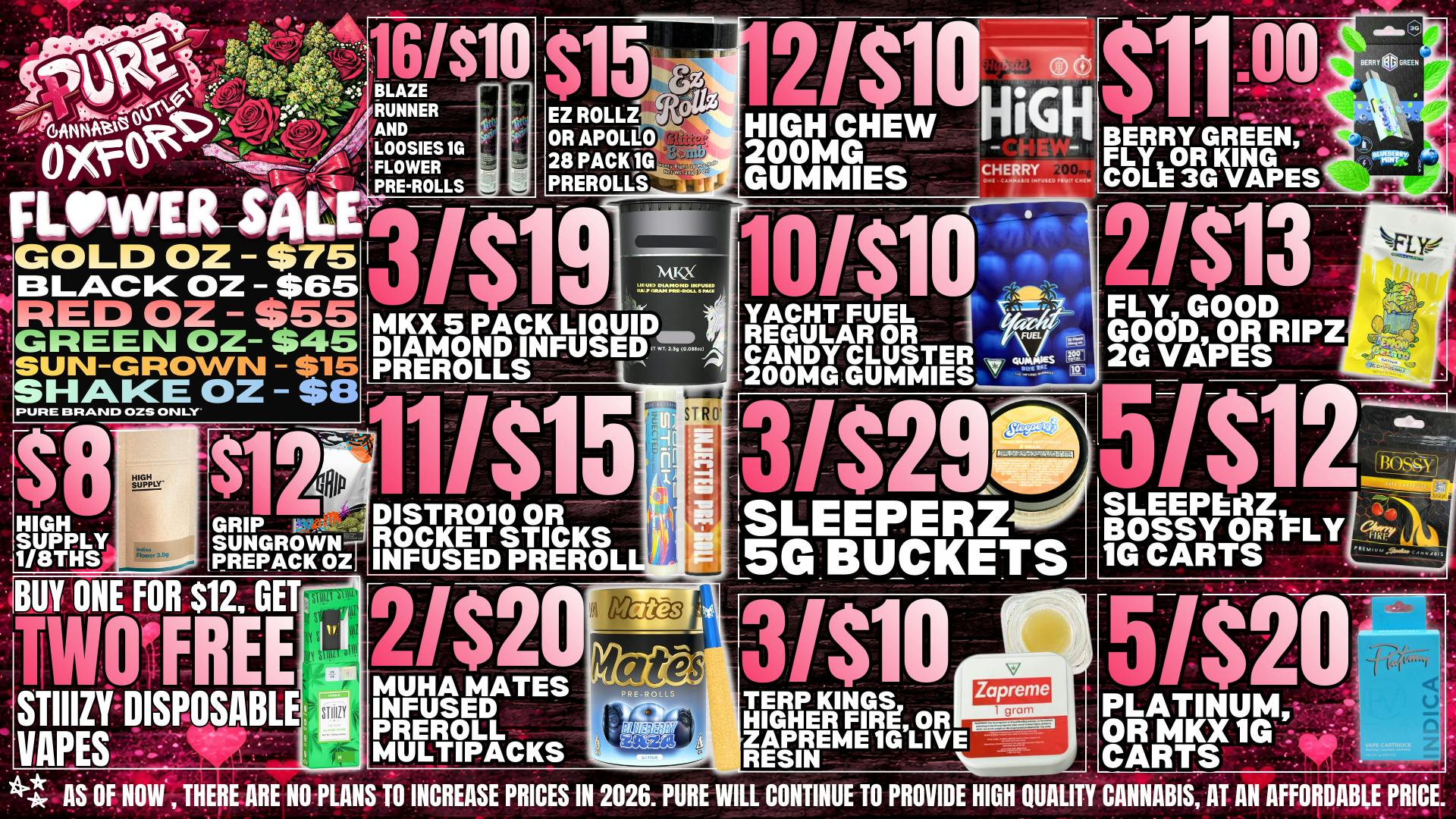 Pure Cannabis Outlet 💝 NO 24% TAX INCREASE 💝