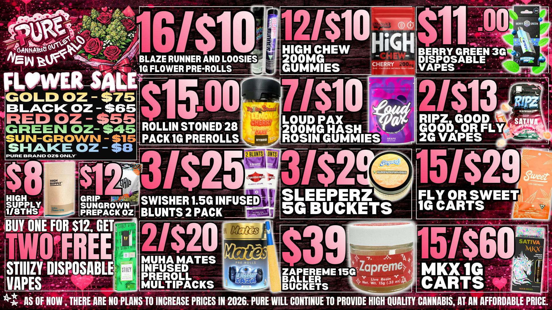 Pure Cannabis Outlet - New Buffalo 💝 NO 24% TAX INCREASE 💝