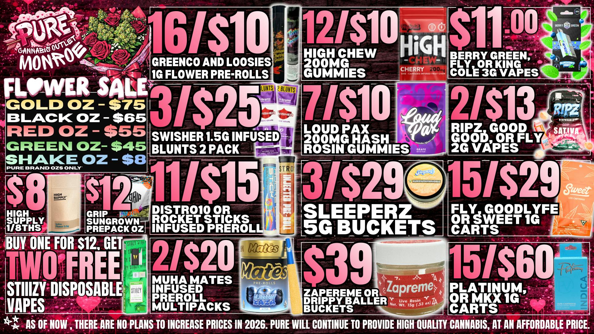 Pure Cannabis Outlet 💝 NO 24% TAX INCREASE 💝