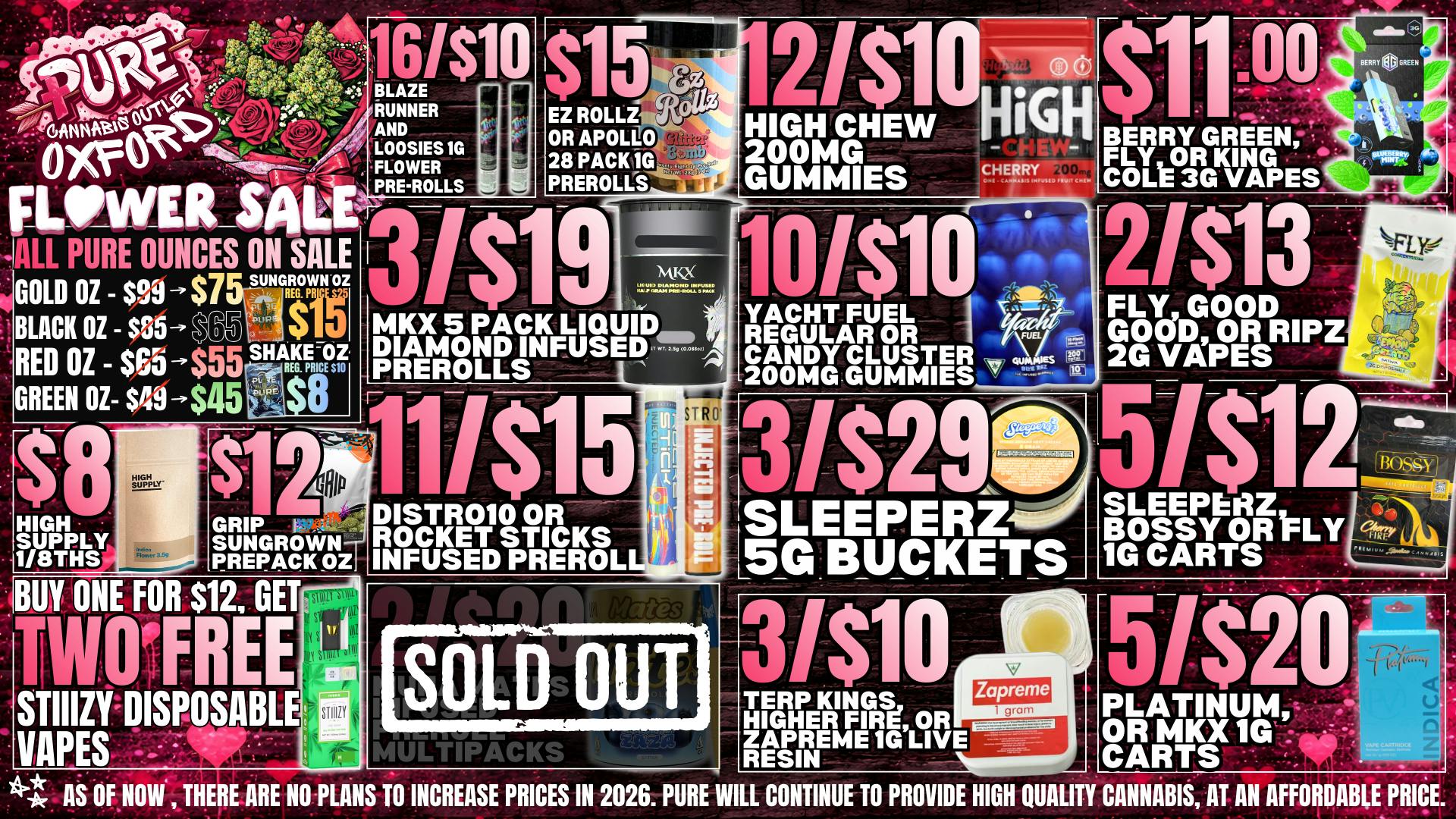 Pure Cannabis Outlet 💝 NO 24% TAX INCREASE 💝