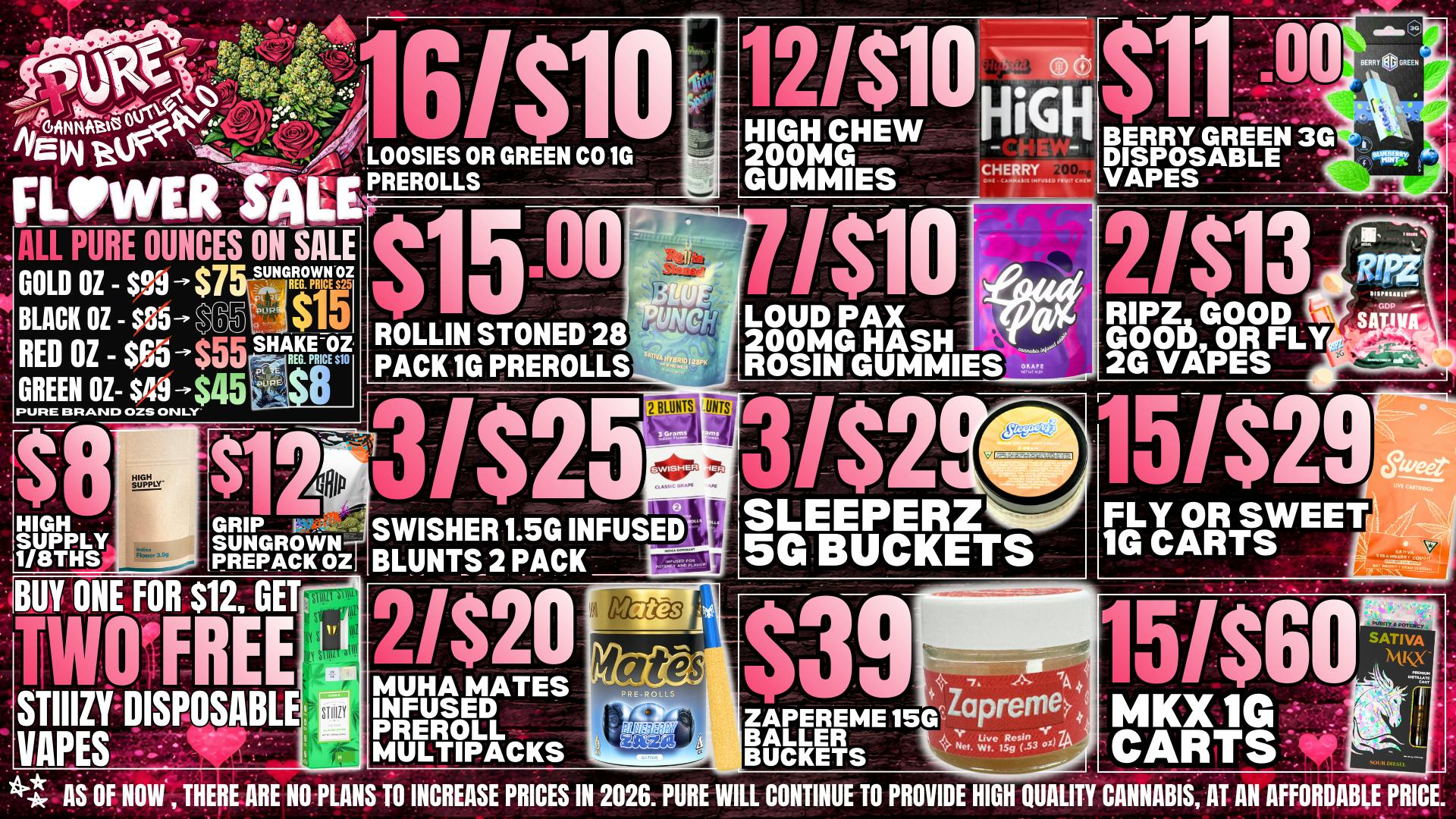 Pure Cannabis Outlet - New Buffalo 💝 NO 24% TAX INCREASE 💝