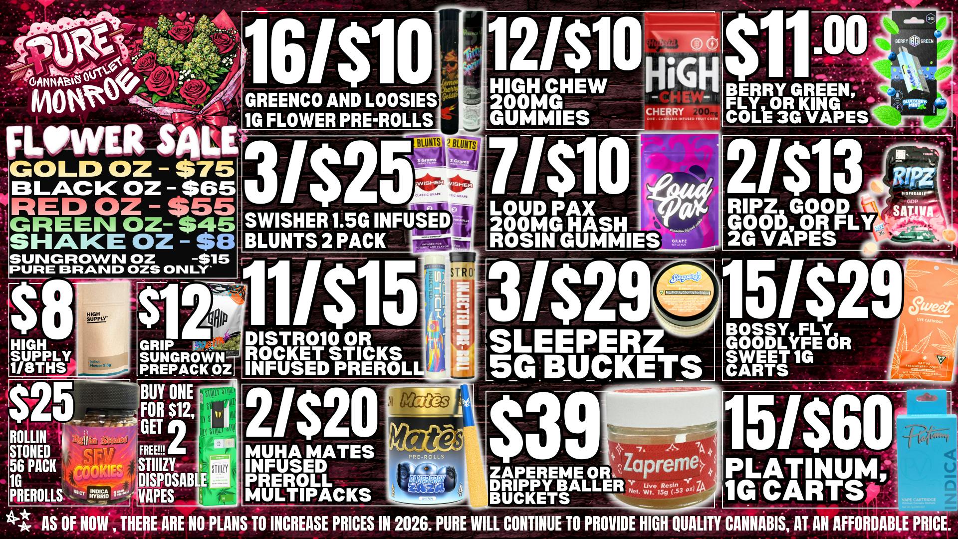 Pure Cannabis Outlet 💝 NO 24% TAX INCREASE 💝