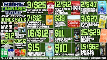 Pure Cannabis Outlet - New Buffalo 🏈 NO ADDITIONAL 24% TAX 🏈