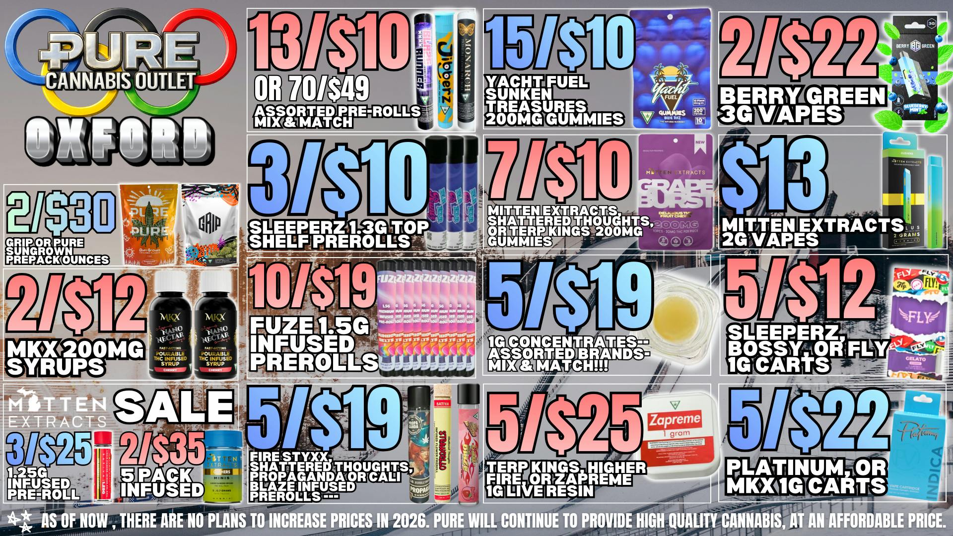 Pure Cannabis Outlet 🥇 NO ADDITIONAL 24% TAX🥇