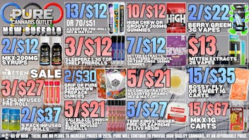 Pure Cannabis Outlet - New Buffalo 🥇 NO ADDITIONAL 24% TAX 🥇