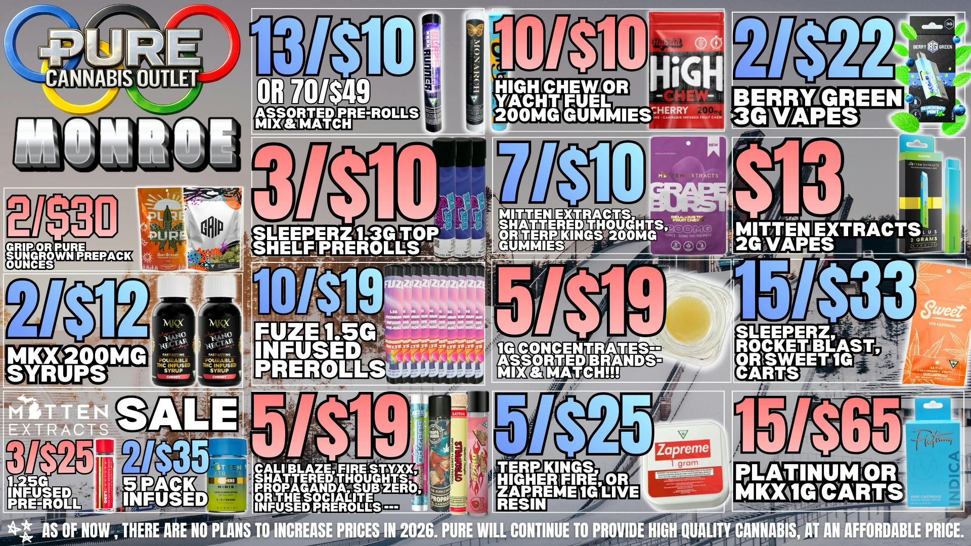 Pure Cannabis Outlet 🥇 NO ADDITIONAL 24% TAX 🥇