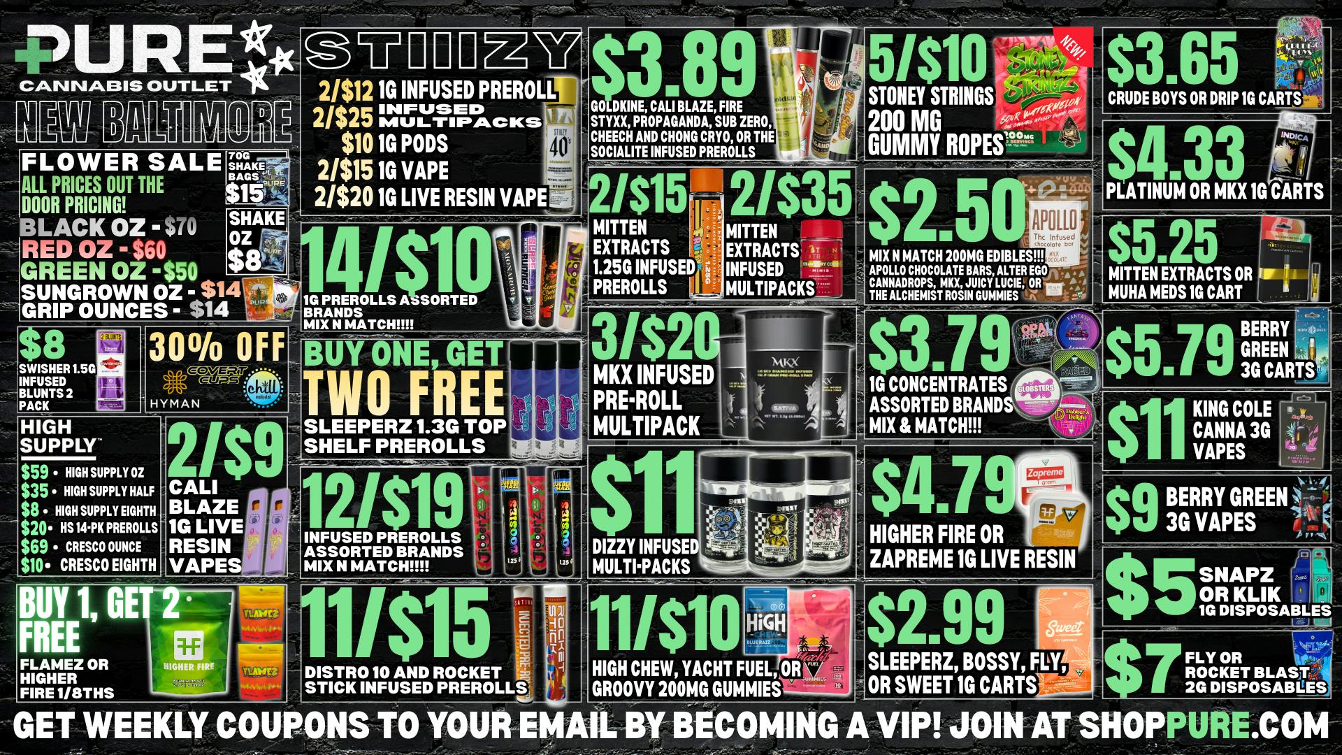 Pure Cannabis Outlet - New Baltimore 🍃FLOWER SALE🍃30% OFF SELECT BRANDS🍃