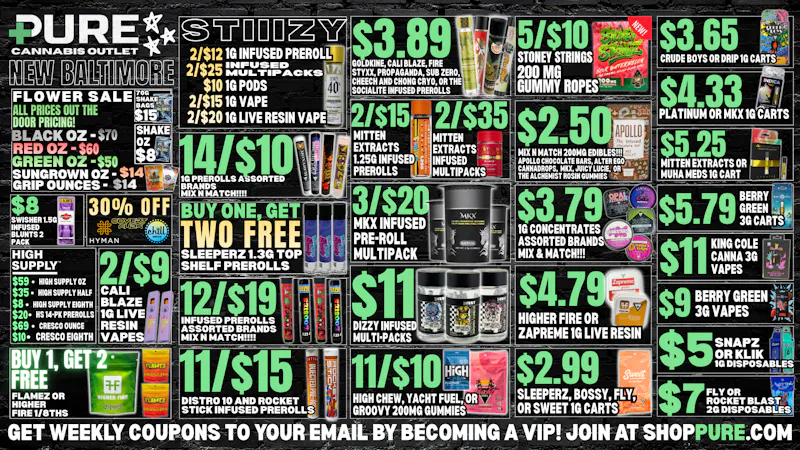 PURE St.Clair - Delivery 🍃FLOWER SALE🍃30% OFF SELECT BRANDS🍃