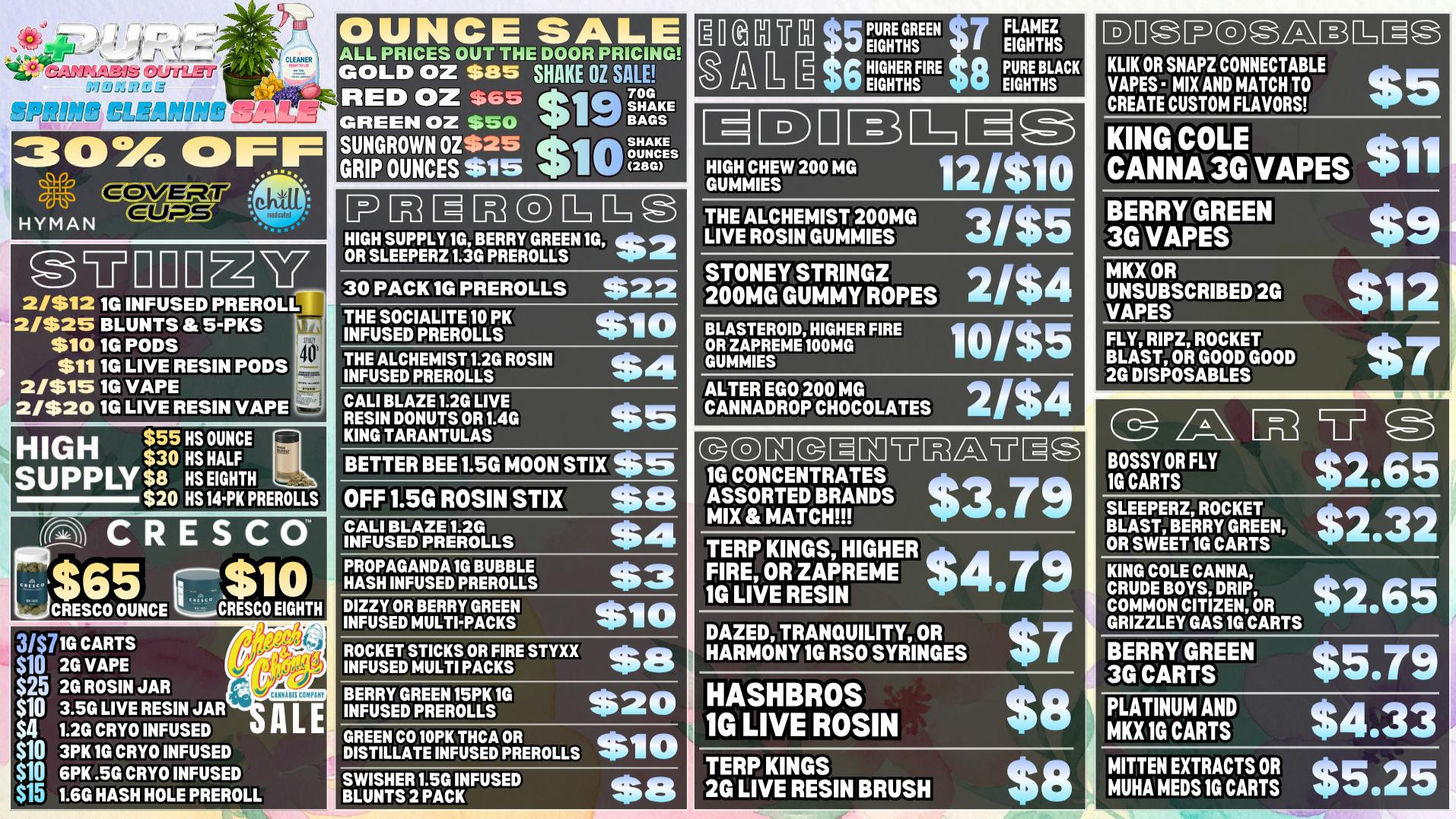 Pure Cannabis Outlet - Monroe 🍃SPRING CLEANING SALE🍃
