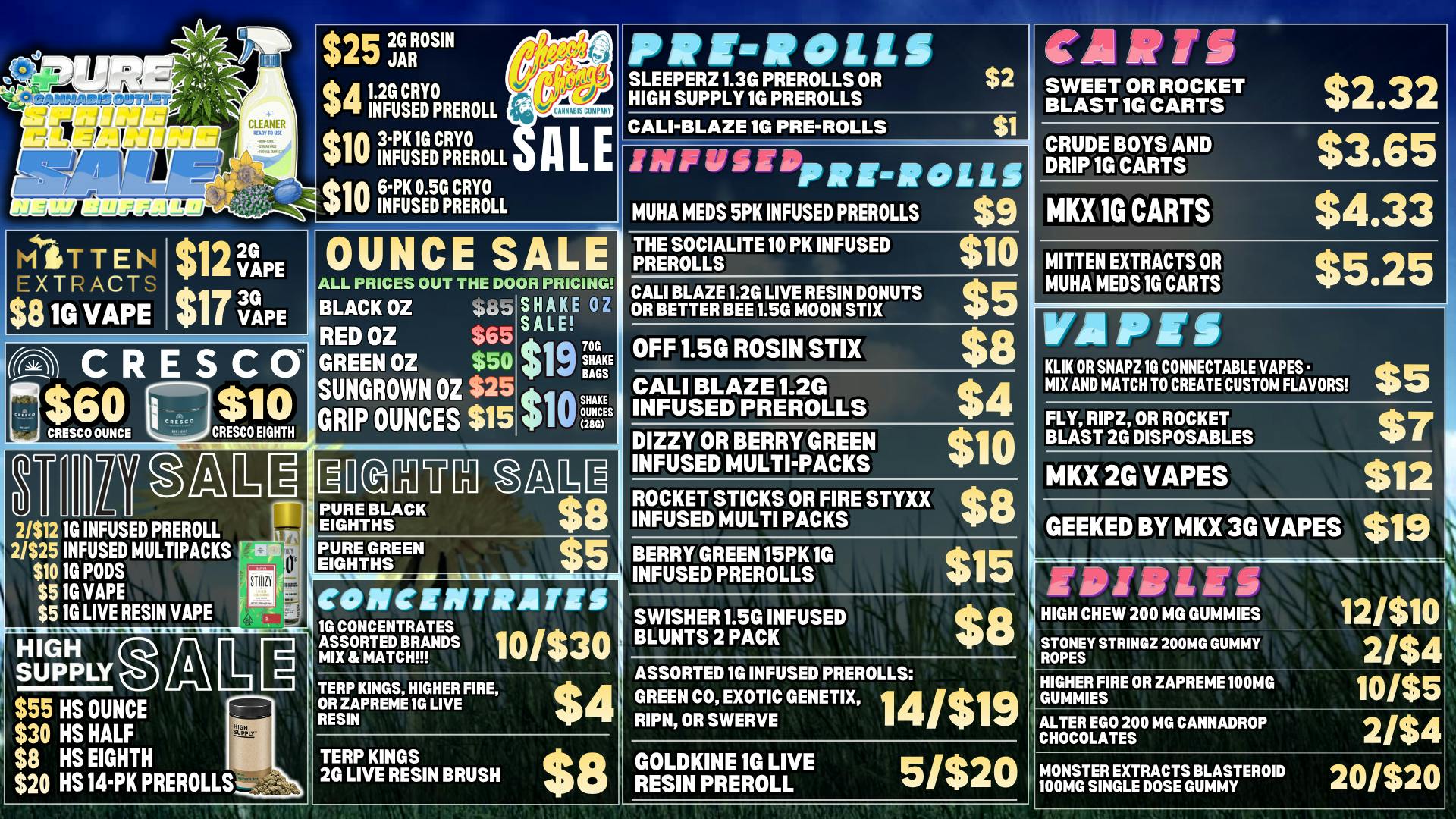 Pure Cannabis Outlet - New Buffalo 🍃SPRING CLEANING🍃YOUR FAVORITE BRANDS ON SALE!🍃