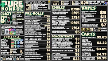 Pure Cannabis Outlet - Monroe NO ADDITIONAL TAXES 💥 CRAZY 8THS IS HERE