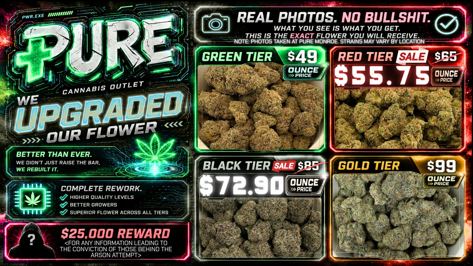 Pure Cannabis Outlet - Oxford 🍃12/$8 200MG HIGH CHEW GUMMIES🍃FLOWER UPGRADE🍃
