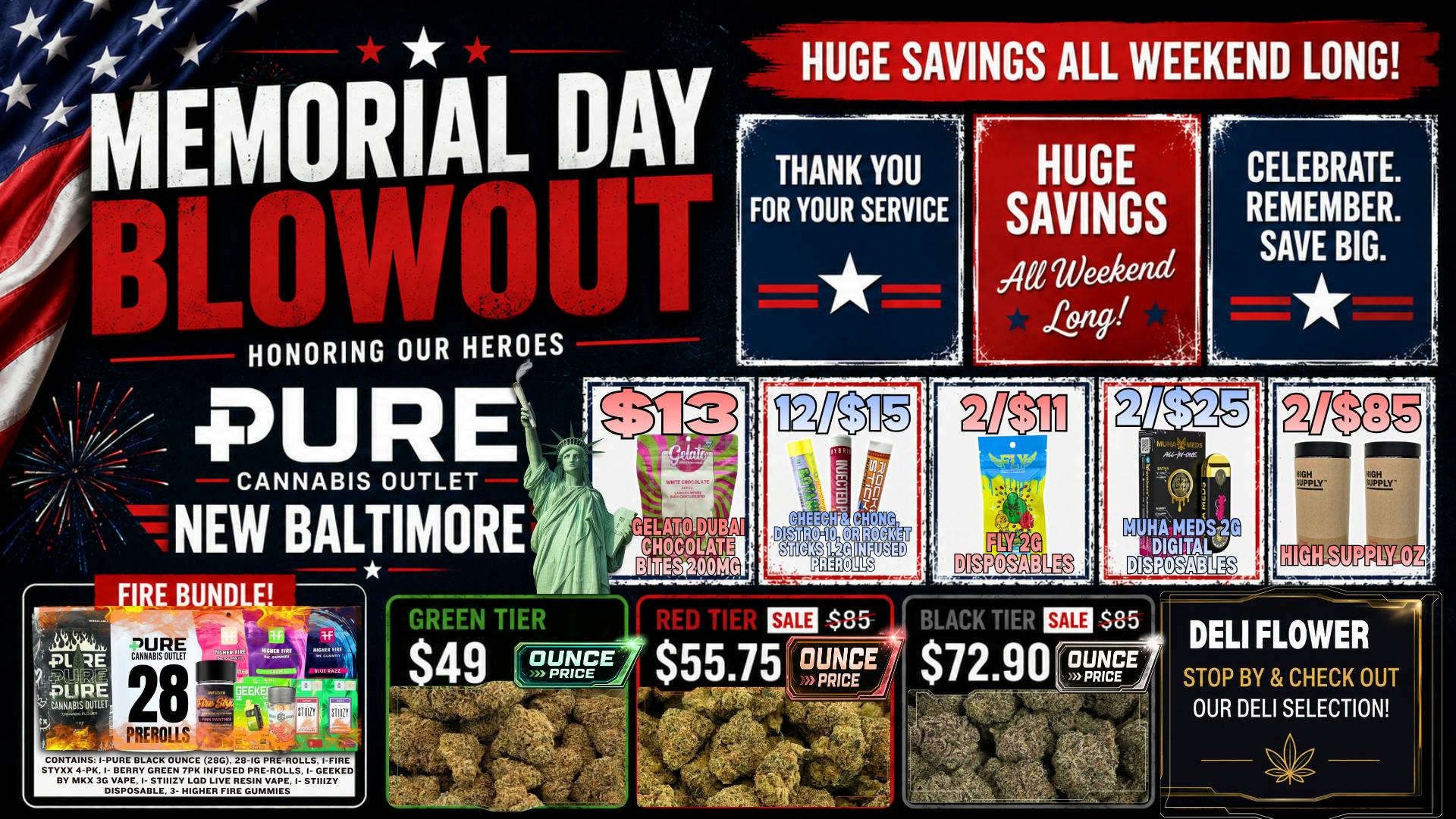 PURE Macomb - Delivery 🇺🇸MEMORIAL DAY BLOWOUT🇺🇸12/$15 INFUSED PRS🇺🇸
