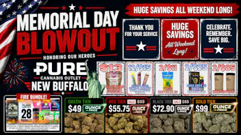 Pure Cannabis Outlet - New Buffalo 🇺🇸MEMORIAL DAY BLOWOUT🇺🇸12/$15 INFUSED PRS🇺🇸