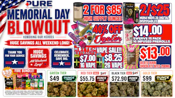 Pure Cannabis Outlet - Monroe 🇺🇸HAPPY MEMORIAL DAY🇺🇸40% OFF ALL JEETERS🇺🇸